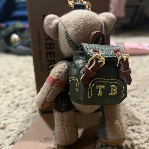 NWT Burberry Rucksack Bear Keychain - Picture 1 of 3